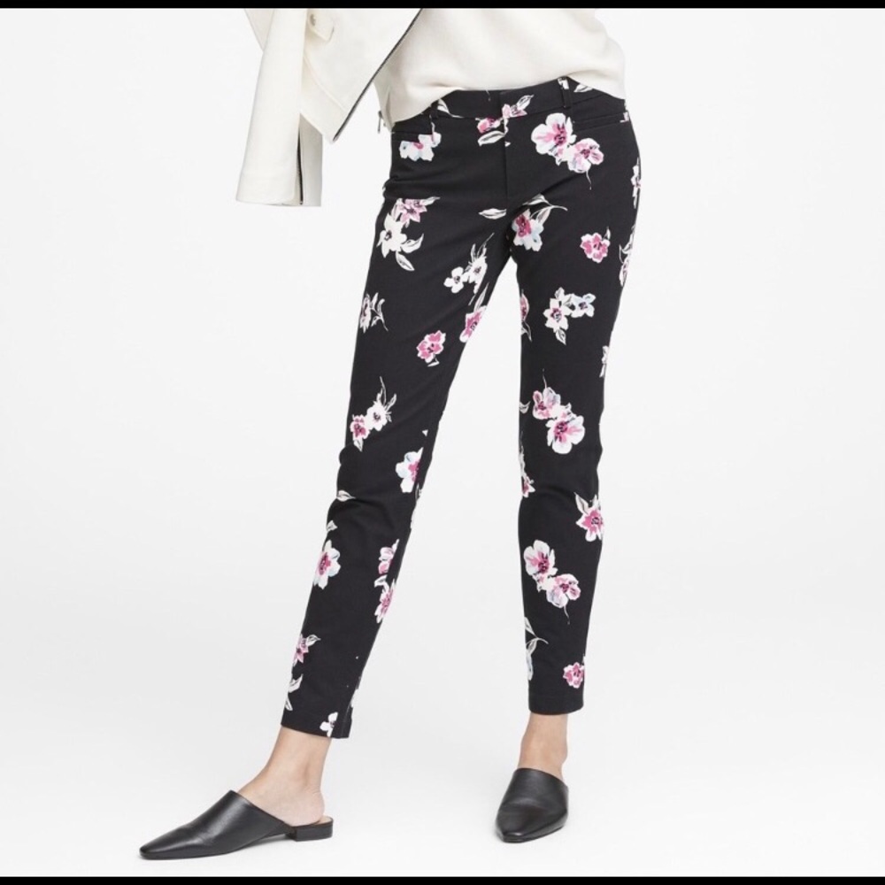 Banana Republic Sloan slim ankle pants.
